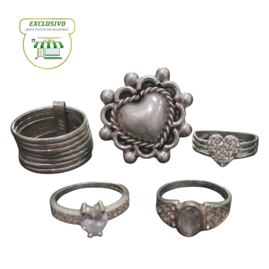 ANILLOS PLATA