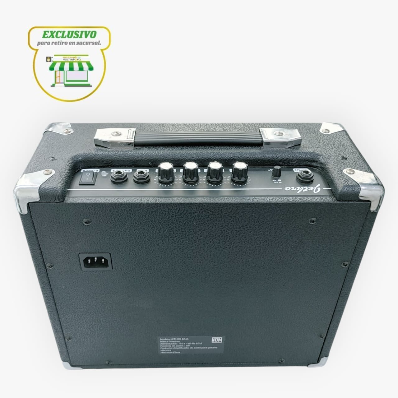 SET DE BAJO ELECTRICO Y AMPLIFICADOR STEEL PRO