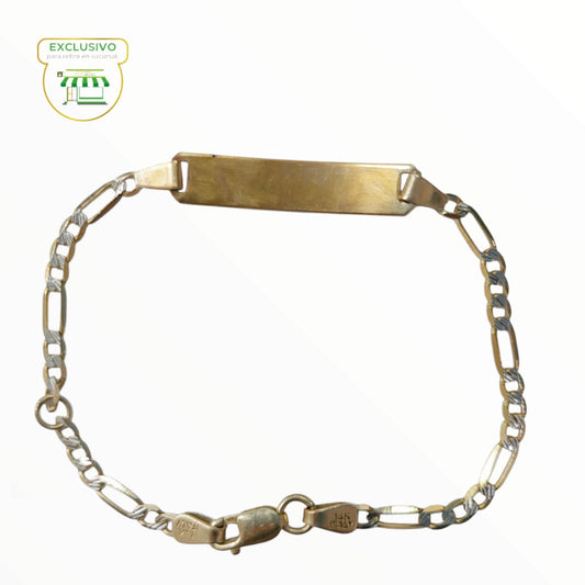 ORO ESCLAVA  PLACA LISA